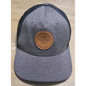 Banff Canada Larger Patch Hat Gray Black Snapback Cap Legacy Brand Outdoors Hike